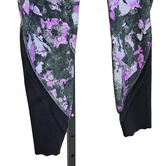Lululemon Wunder  Under High-Rise Crop 23" Scallop Luxtreme Size 4 Floral Shift - Picture 4 of 9